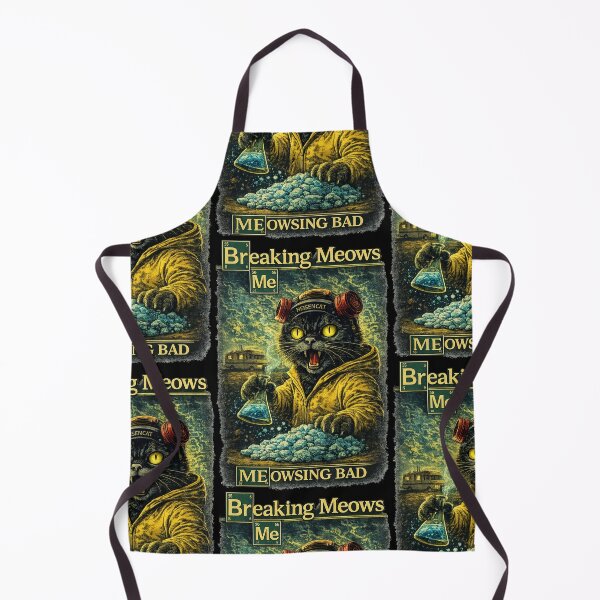 Item preview, Breaking Meows – Meowsing Bad Retro Cat Parody designed and sold by PureXpress.