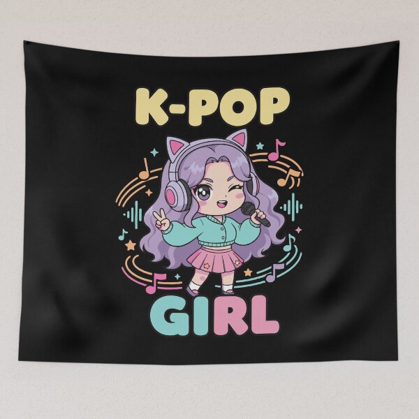 Item preview, K-Pop GIRL Cute Kpop Korean Music Anime Korea designed and sold by LuminOrb.