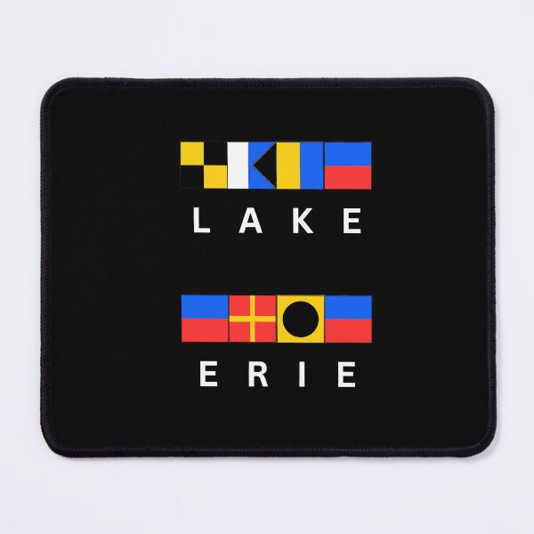 Item preview, Lake Erie Nautical Flag designed and sold by TideThreadsUK.
