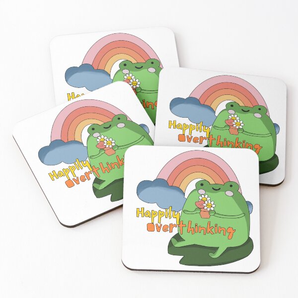 Item preview, Happily Overthinking - Happy Frog designed and sold by Joana1695.