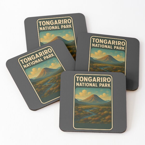 Item preview, New Zealand National Parks Art: Tongariro   designed and sold by PinUpPizzazz.