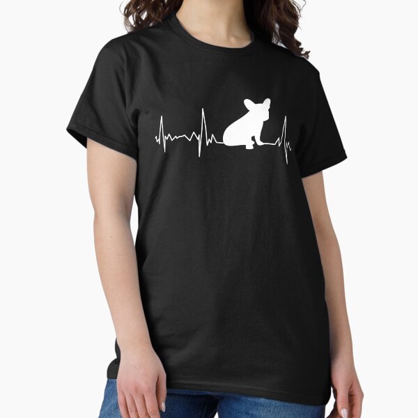 Item preview, French Bulldog heartbeat love designed and sold by playloud.