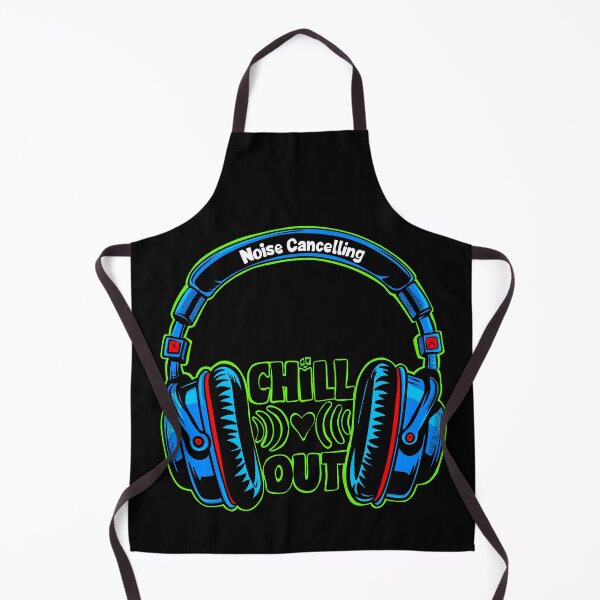 Item preview, Noise Cancelling Headphones Chill Out Blue Graphic designed and sold by Urban Muse And Sultry Hues.