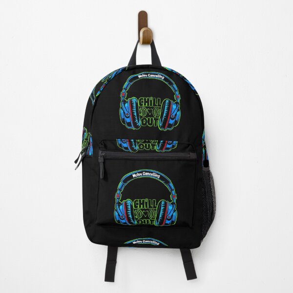 Item preview, Noise Cancelling Headphones Chill Out Blue Graphic designed and sold by Urban Muse And Sultry Hues.