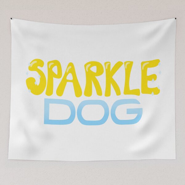Item preview, Sparkle Dog - Blue designed and sold by MintyVenom.