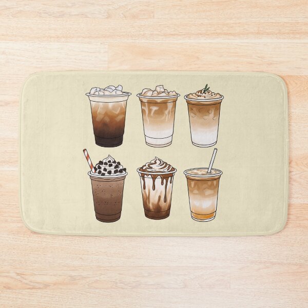 Item preview, Varieties of iced coffee designed and sold by LuloCreative.