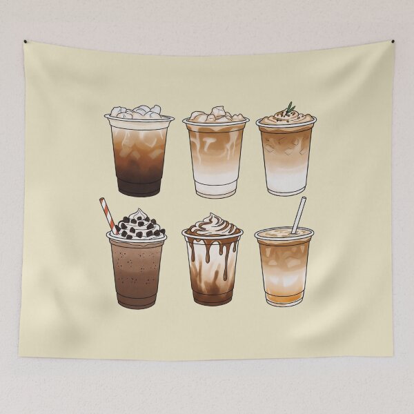 Item preview, Varieties of iced coffee designed and sold by LuloCreative.