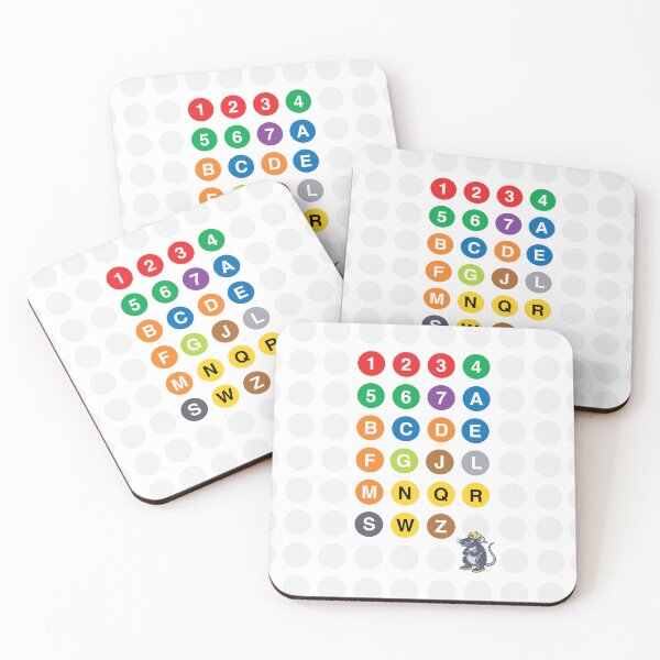 Item preview, New York Subway Dot Alphabet designed and sold by newyorkwala.