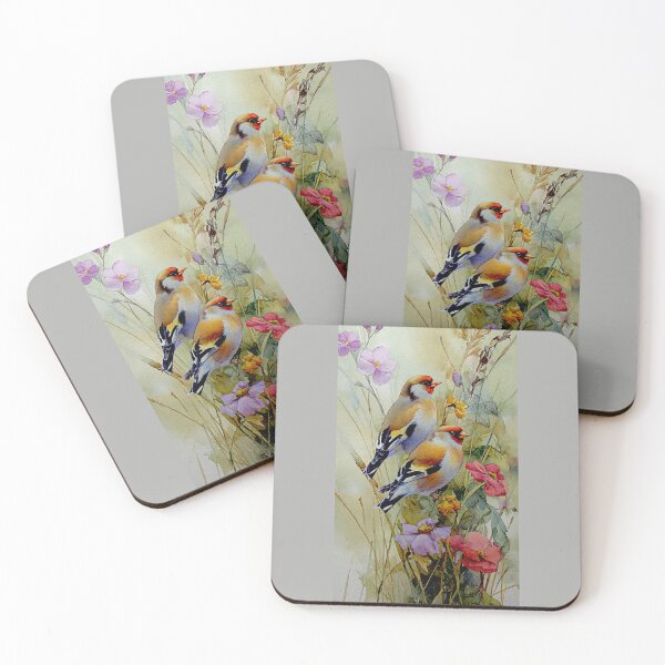 Item preview, Colorful Finch in Blooming Countryside #1 designed and sold by Helios Be. Lavsh.