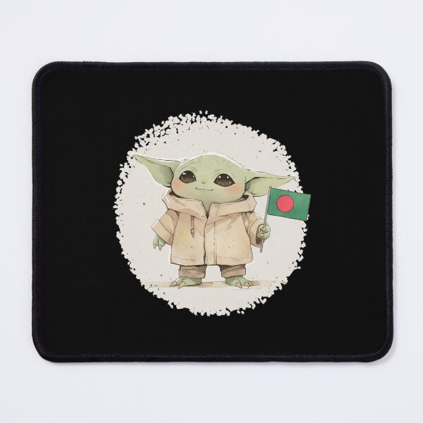Item preview, BABY YODA BANGLADESH FLAG designed and sold by LIS AND MELIVERSO.