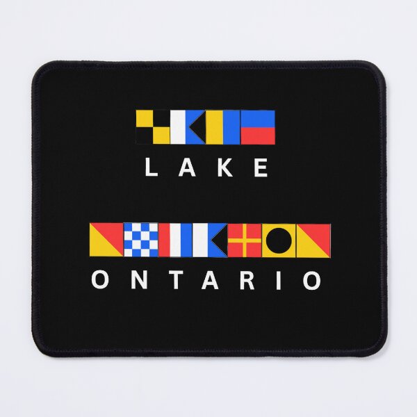 Item preview, Lake Ontario Nautical Flag designed and sold by TideThreadsUK.