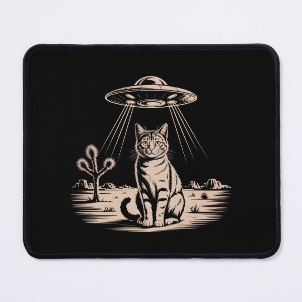 Item preview, Vintage UFO Cowboy Cat Wild West Kitten designed and sold by faridman.