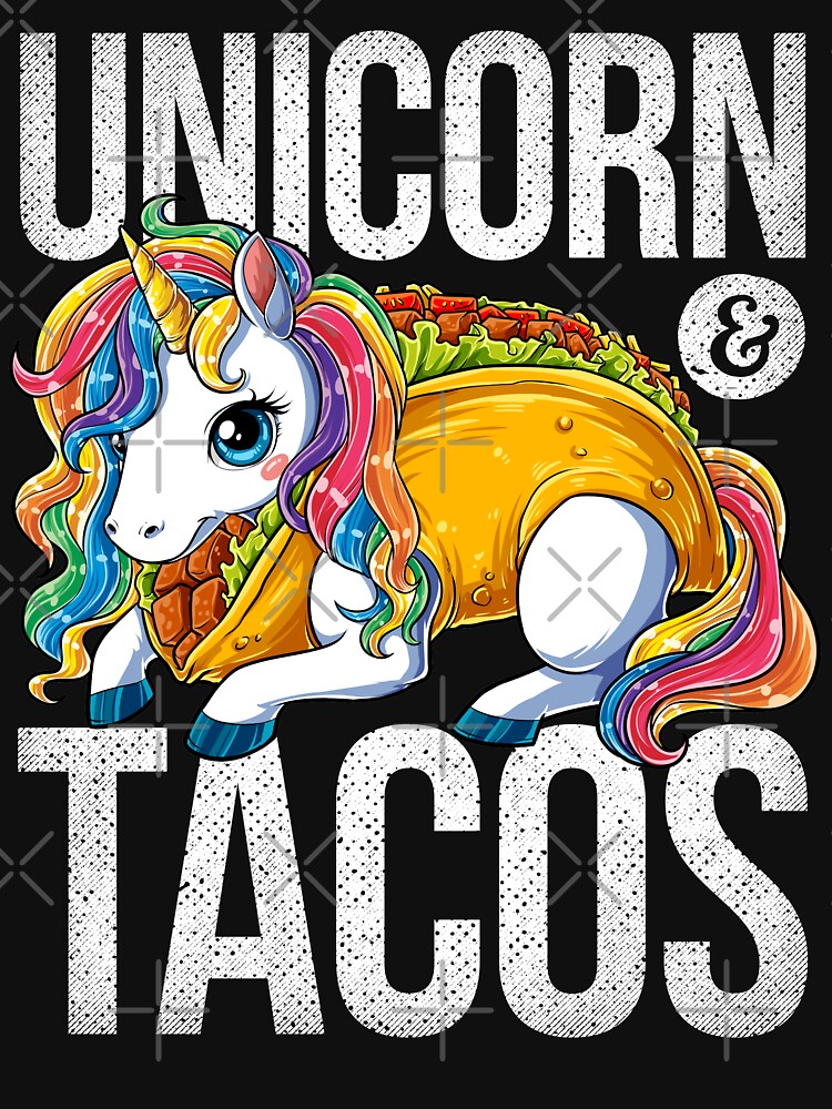 Unicorn & Tacos Cinco De Mayo Shirt Rainbow Party Girls Tee