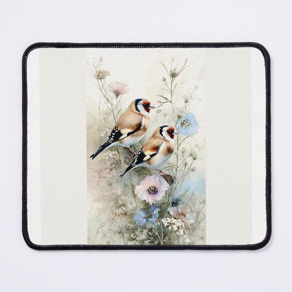 Item preview, Colorful Finch in Blooming Countryside #3 designed and sold by Helios Be. Lavsh.