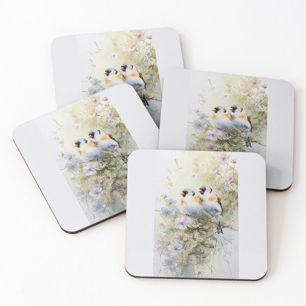 Item preview, Colorful Finch in Blooming Countryside #4 designed and sold by Helios Be. Lavsh.