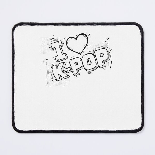 Item preview, I Love K-Pop Korean Music Cute Kpop Fans designed and sold by LuminOrb.