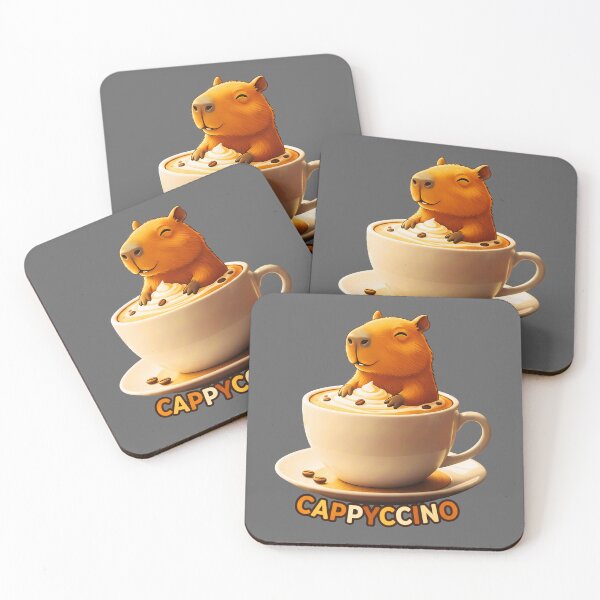 Item preview, Funny Cappyccino Cute Capybara In A Coffee Cup designed and sold by Zayavca.