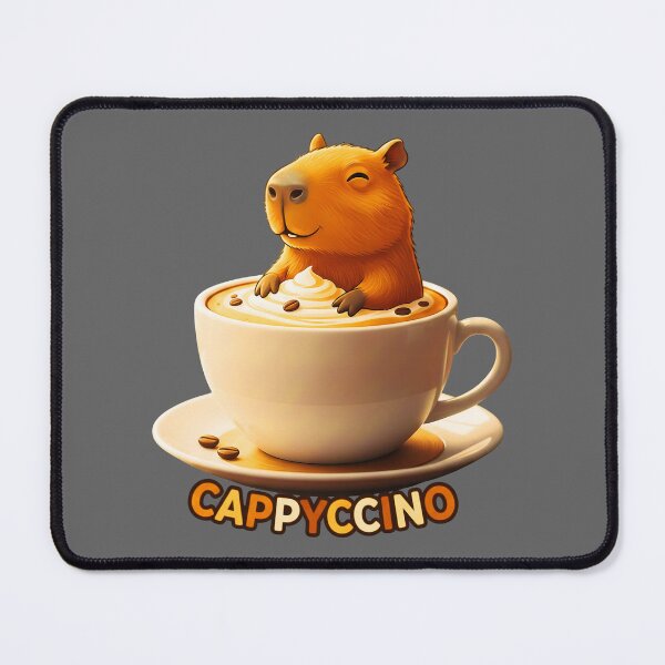 Item preview, Funny Cappyccino Cute Capybara In A Coffee Cup designed and sold by Zayavca.