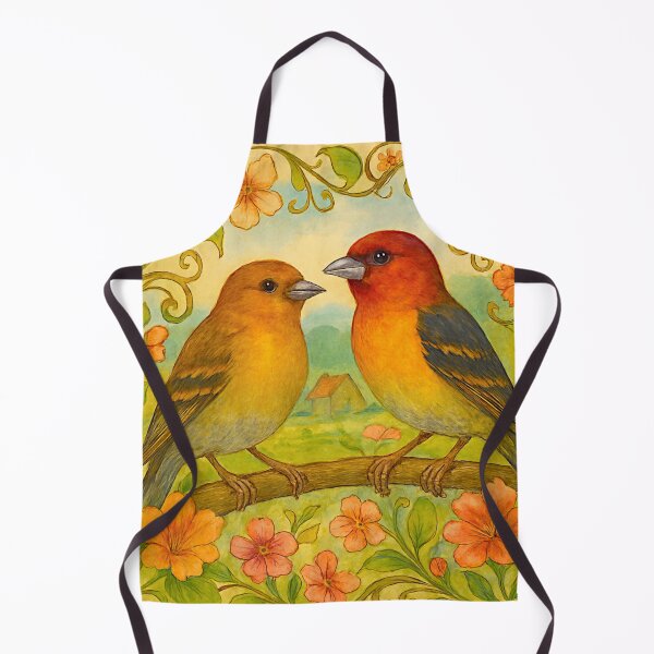 Item preview, Colorful Finch in Blooming Countryside #5 designed and sold by Helios Be. Lavsh.