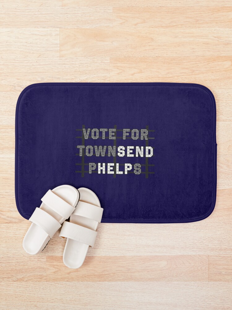 Thumbnail 1 of 6, Bath Mat, Send Help designed and sold by Normbot2000.