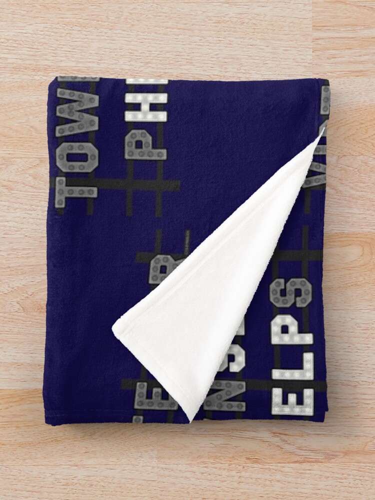 Thumbnail 3 of 6, Throw Blanket, Send Help designed and sold by Normbot2000.