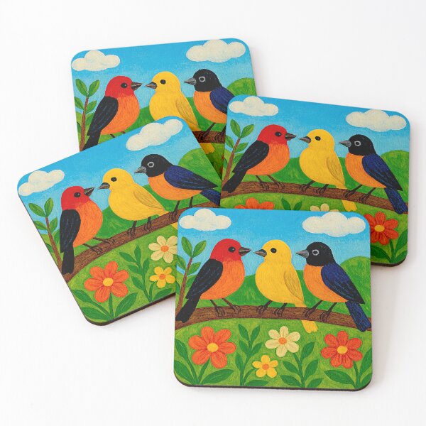 Item preview, Colorful Finch in Blooming Countryside #6 designed and sold by Helios Be. Lavsh.