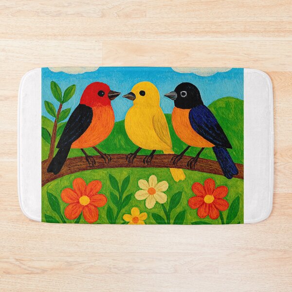 Item preview, Colorful Finch in Blooming Countryside #6 designed and sold by Helios Be. Lavsh.