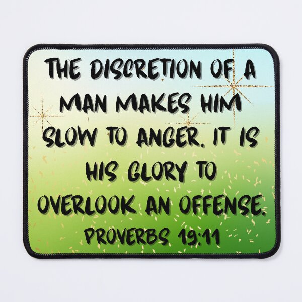 Item preview, Proverbs 19:11 designed and sold by DeeFran Designs.