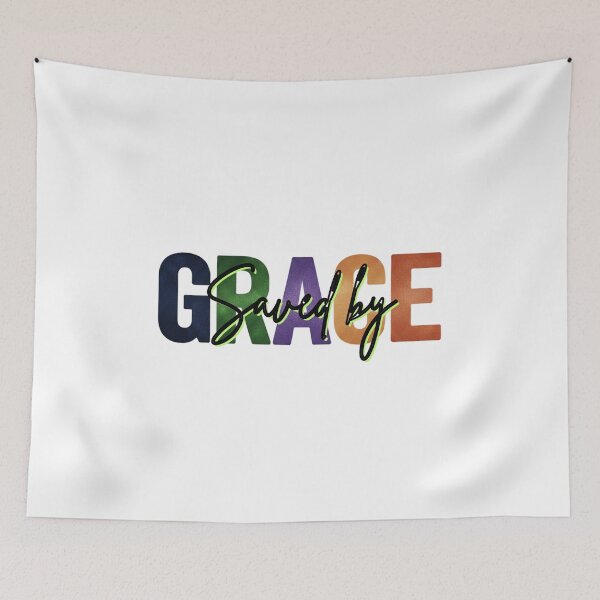 Item preview, GRACE — Saved by Grace Christian Typography designed and sold by ALTFaithDesign.