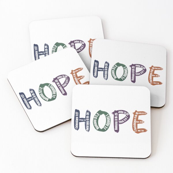 Item preview, HOPE — Christ Our Living Hope Christian Typography designed and sold by ALTFaithDesign.