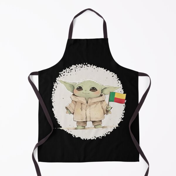Item preview, BABY YODA BENIN FLAG designed and sold by LIS AND MELIVERSO.