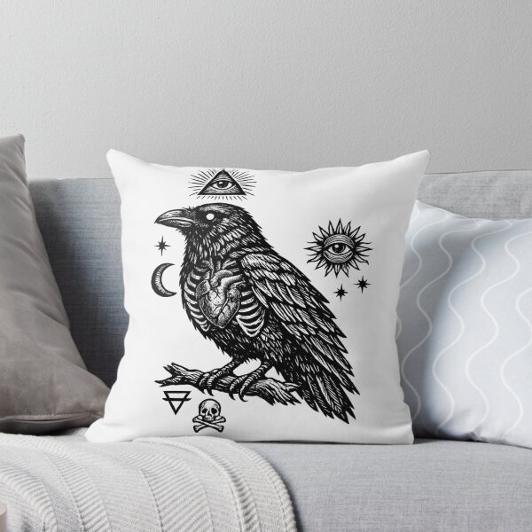 Item preview, Blackbird Omen — Heart of Bone Beneath the Watching Eye designed and sold by Mouraludia.