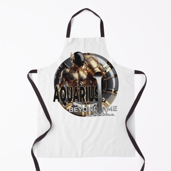 Item preview, Aquarius Beyond Time — Cybernetic Gold Zodiac Cyborg Art designed and sold by InFrameVision.