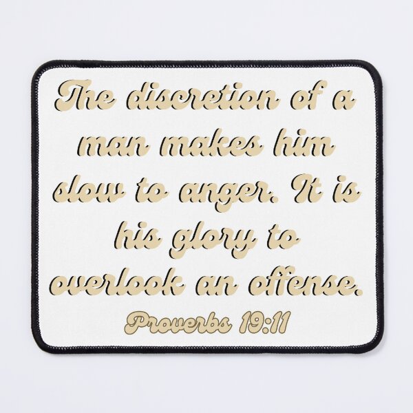 Item preview, Proverbs 19:11 designed and sold by DeeFran Designs.