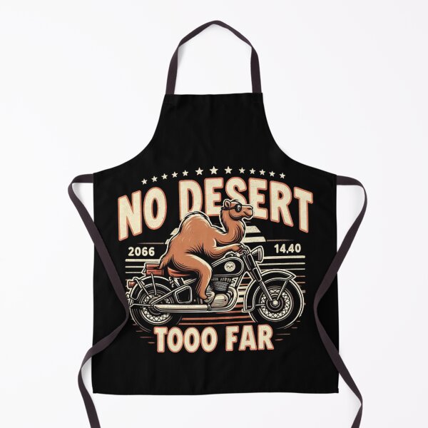 Item preview, Camel Motorcycle Retro - No Desert Too Far Mascot designed and sold by Zoo-Moo.