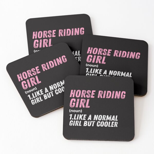 Item preview, Horse Riding Girl Like A Normal Girl But Cooler designed and sold by WeirdlyRare.
