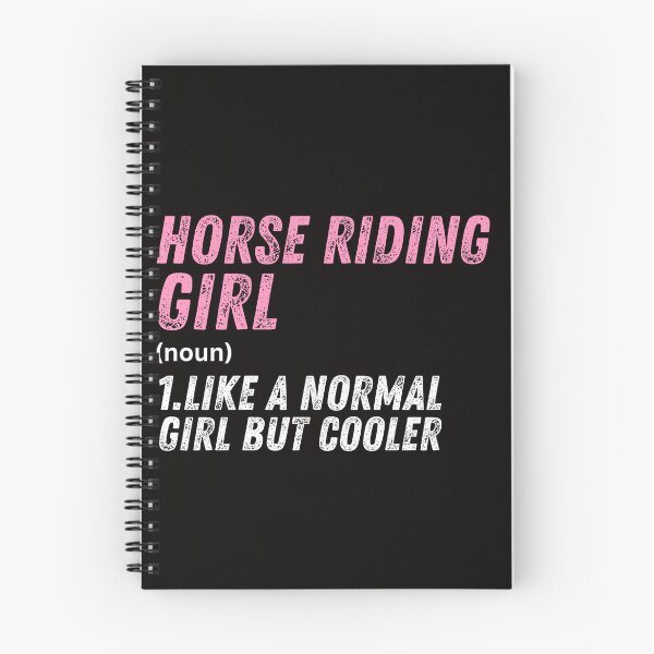 Item preview, Horse Riding Girl Like A Normal Girl But Cooler designed and sold by WeirdlyRare.
