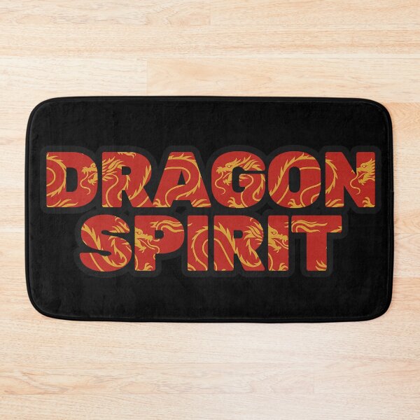 Item preview, Dragon Spirit - Red and Gold Oriental Pattern Typography designed and sold by ClashShop.