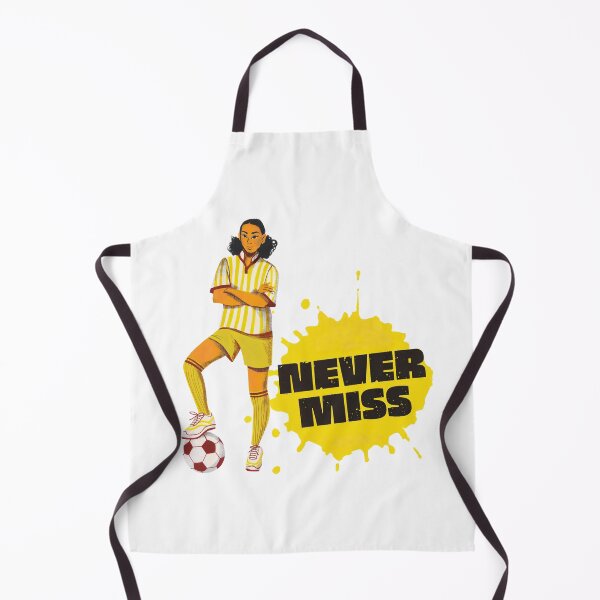 Item preview, Female Football Player – Never Miss Quote designed and sold by Adappai.