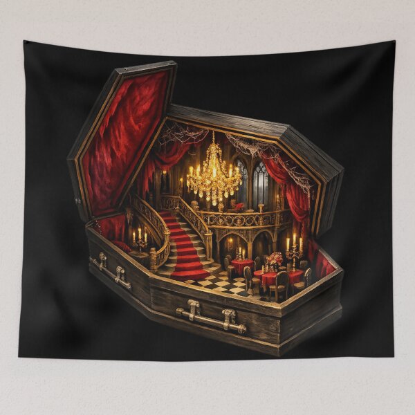 Item preview, The Banquet After Death — Gothic Feast Inside a Coffin Hall designed and sold by Mouraludia.