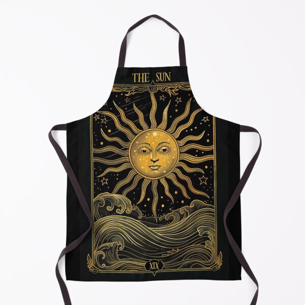 Item preview, XIX The Sun Vintage Tarot Card Illustration designed and sold by Thunderg1rl.