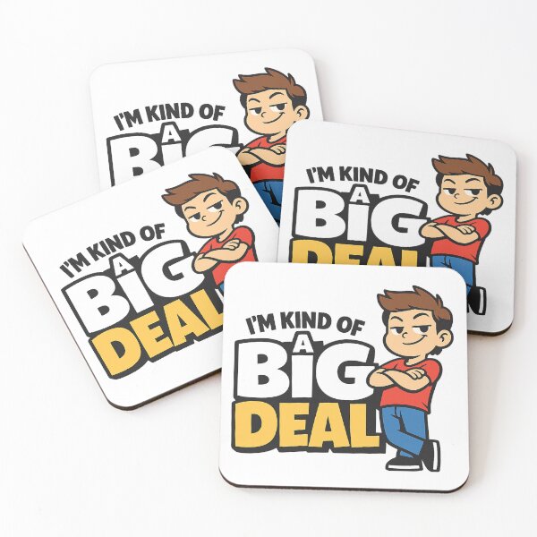 Item preview, I’m Kind of a Big Deal – Funny Confident Cartoon Quote Design designed and sold by inaveed.
