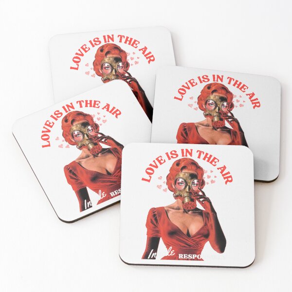 Item preview, Love is in the Air Inhale Responsibly Valentine Gift for Stickers Notebooks Shirts Bags Magnets and More designed and sold by eatmorvelopator.