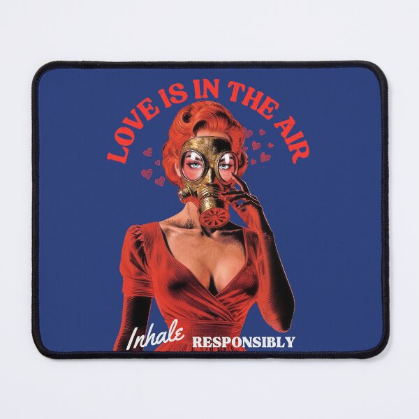 Item preview, Love is in the Air Inhale Responsibly Valentine Gift for Stickers Notebooks Shirts Bags Magnets and More designed and sold by eatmorvelopator.