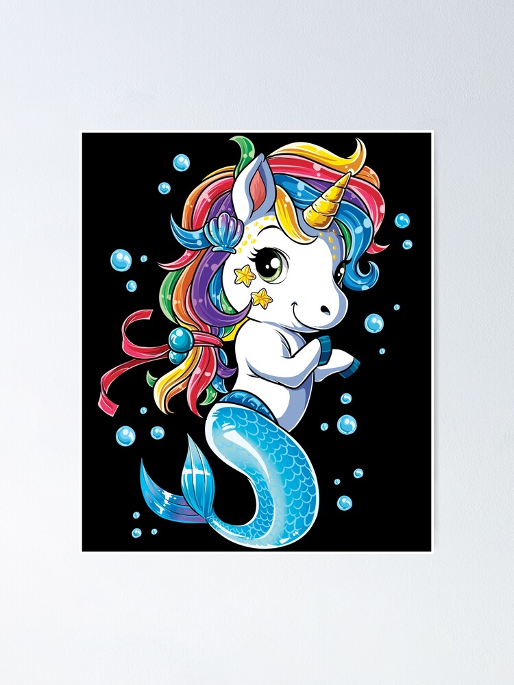 Mermaid rainbow unicorn Unicorn Rainbow