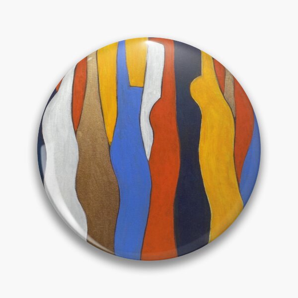 Item preview, Abstract Color Forms – Figurative Inspired Composition designed and sold by linesbydunja.