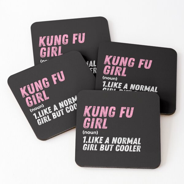Item preview, Kung Fu Girl Like A Normal Girl But Cooler designed and sold by WeirdlyRare.