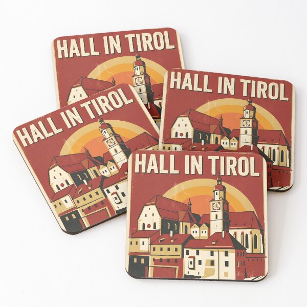 Item preview, Hall In Tirol Austria Retro Vintage Travel Tourism designed and sold by TravelersGems.