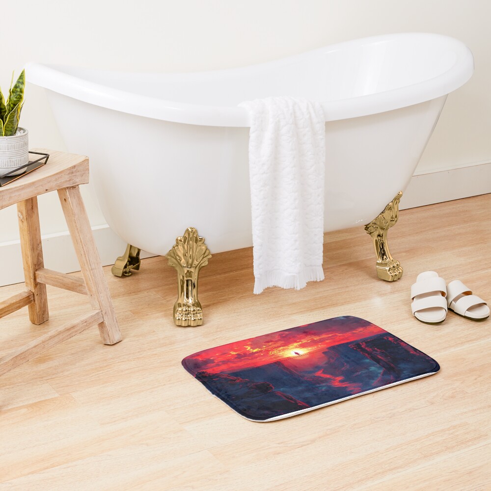 Item preview, Bath Mat designed and sold by SynthPopCreate.