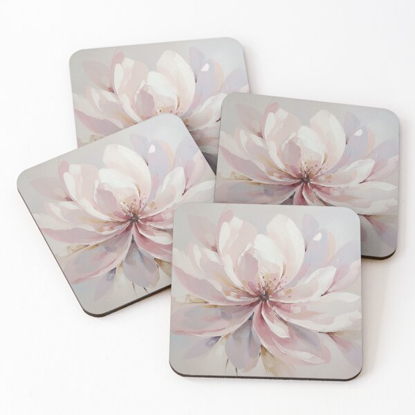 Item preview, Abstract Floral Bloom Artwork – Modern Minimalist Flower Painting – Soft Layered Petals Wall Art designed and sold by Nara8.